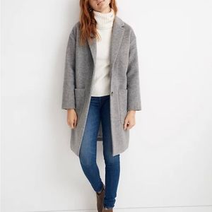 Madewell Elmcourt Coat Gray Medium